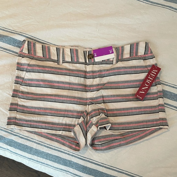 Merona Pants - NWT Striped Shorts